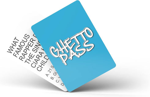 LewisRenee Ghetto Pass Black Culture Celebration Card Game: Perfect for Family Game Nights, Urban Trivia, and Fans