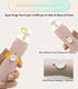 Rechargeable Baby Nail File, Fansidi Electric Trimmer for Newborn Infant Toenail and Fingernail, Pink