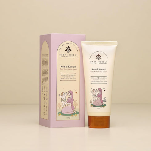 Generic 100 Baby-Forestt' Komal Kawach Baby Rash Skin Care Cream, Herbal Baby Cream with Botanical Oils, g