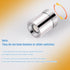 BTFO 10pcs LED Mini Lights, Small Led Lights for Dollhouse Silver Plastic Battery Included Doll House Electric Lights