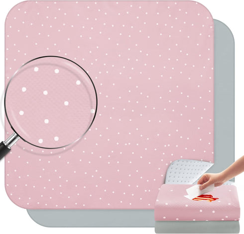 Magik & Kover Baby Splat Mat for Under High Chair 2 Pack, 42 x 42