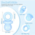 24 1.75 Inch Pcs Baby Shower Pacifiers, Plastic Pacifiers for Baby Shower Game Boy, Bulk Pacifier for DIY Decoration