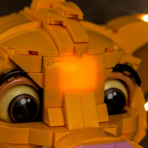 Upgraded LED Light Kit for Lego Young Simba, Remote Control Version Compatible with Lego 43247