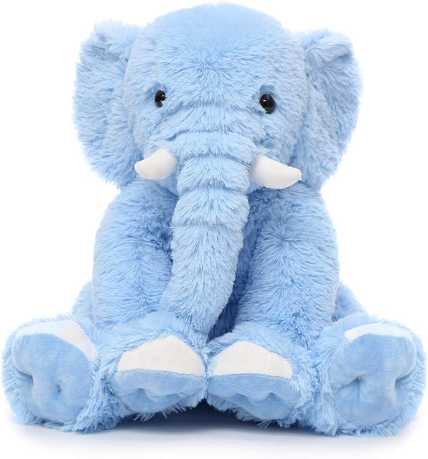 MorisMos Blue Elephant Stuffed Animal, Soft Plush Toy for Girls & Boys, 20 Inches
