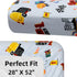FIGEPO 4 Pack Set Baby Boy Crib Sheets Soft Fitted Baby Boy Mattress Covers Construction Truck or Dinosaur Theme
