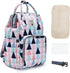 SONARIN Stylish Multifunctional Diaper Bag Backpack,Travel Nappy Changing Bag Mommy Bag with Changing