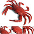 Realistic Crab Marine Animal Model Toys, 2 Pcs Simulated Sea Life Animals Figurine Collection for Science Educational