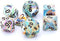 Chessex CHX27441 Dice - Festive 7Pc Vibrant/Brown Set