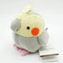 Soft and Downy Medium Bird Stuffed Toy Doll (Cockatiel Grey/M size)