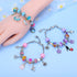 VICTLOV 126 Pieces Charm Bracelet Making Kit, DIY Craft for Girls, Unicorn/Mermaid Crafts Gifts Set for Arts and Crafts