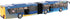 Daron MTA New York City Bus - 16" Articulated Toy Bus, Blue and Brown