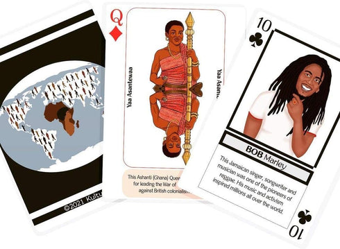 Playing Cards: Black Legends - Black History Trivia Card Game for Family & Adult Game Night
