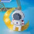 Micro Building Blocks Astronaut Model with Light, Building Toy for Kids or Adult Gifts, Spaceman on The Moon Mini Blocks