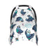 Zhbvncp Funny Pigeons Baby Car Seat Cover & Breastfeeding Nursing Cover - Breathable Stretch Fabric Multi-Use Nursing
