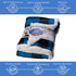 Ultra Soft Sherpa Fleece Plaid Baby Blanket, Cozy Plush Throw Blanket for Kids, Reversible Plaid, Washable