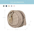 SONARIN Dummy 2 Leather Case with Clasp,Portable Soother Pod Pacifier Case Pacifier Holder Soother Storage Box