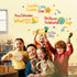 Set DEKOSH Baby Nursery Decor with Twinkle Twinkle Little Star Rhyme Wall Decal Peel and Stick Kids Wall Stickers