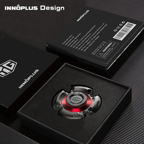 Fidget Spinners for Adults and Kids, Metal Finger Hand Spinner Toys with Luminous Light for Stress Relief