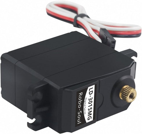 LD-3015MG Standard Full Metal Gear Digital Servo with 17kg High Torque for RC Robot Car