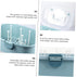 NUOBESTY Baby Bottle Drying Rack with Cover Portable Nursing Bottle Storage Box Baby Bottle Holder Dinnerware Organizer