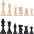 Amerous Chess Pieces, Chessmen with 3.75” King Height, Figurine Chess Pawns for Chess Board Game - Pieces Only