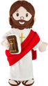13" Jesus Plush Doll Jesus Plushie Stuffed Toy with Book Christian Stuff Religious for Kids Christening Easter (Red)