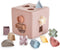 mushie Shape Sorting Box (Petal) | Educational Learning Toy for Toddlers with