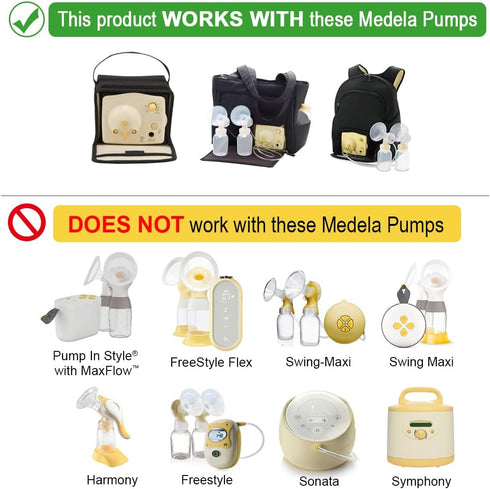 Maymom Breast Pump Kit Compatible with Medela Pump in Style Advanced, 2x19mm Breastshield, 2 Valve, 4 Membrane,