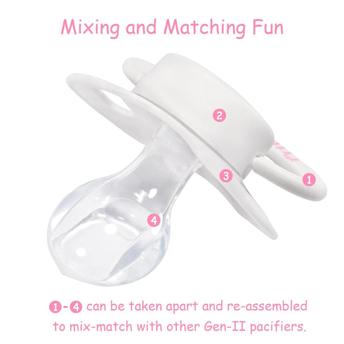 LittleForBig Adult-Sized Pacifier with Crown Design - Generation II