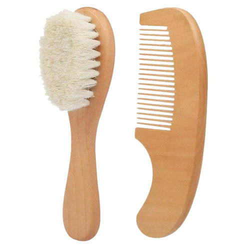 Generic Baby Hair Brush and Comb Set for Newborns & Toddlers, Hairbrush and