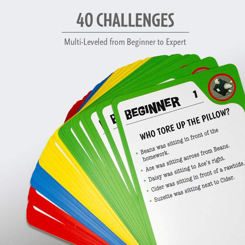 8 ThinkFun Dog Crimes Logic Game - Engaging Brainteaser for Kids and Adults | Fun Detective Theme | Memory