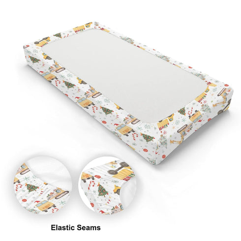 KuphiL10C Girls-16x32 Watercolor Christmas Theme Transportation Car Construction Truck Winter Holiday Pattern Baby