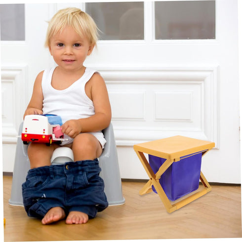 Travel Potty Seat for Portable Potty Training Foldable and Collapsible Toilet with Lid for Camping Car Hiking Fishing