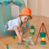 Kids Camping Set with Tent - Meland Toddler Toys for Boys, Campfire, Indoor Outdoor Pretend Play (Green)