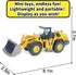 Bulldozer Toys for Boys Heavy-Duty Metal Loader Vehicle Sand/Beach Toy with Functional Arm and Bucket,Realistic Perfect