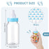 48 4.5 Inch Pcs Baby Bottle Shower Favor Mini Plastic Candy Bottle Baby Shower Fillable Feeding Candy Box for Party Boy