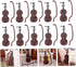 10 Sets Violin Ornaments Miniature Toys, Home Decorations and Musical Instrument Desk Topper