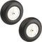 Heyiarbeit 4" RC Model Airplane Foam Wheel, Super Light Tire and Wheel Sets for RC Airplane - 2 Pcs