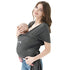 Jeroray Baby Wraps Carrier, Baby Carrier,Hands Free Infant Carrier, Lightweight,Breathable,Softness,Heather Grey