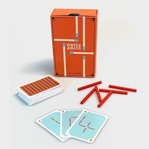 Helvetiq SIXSTIX Card Game - Logical and Visual Puzzles for Family Fun! Ages 8+, 1-4 Players, 30 Minute Playtime