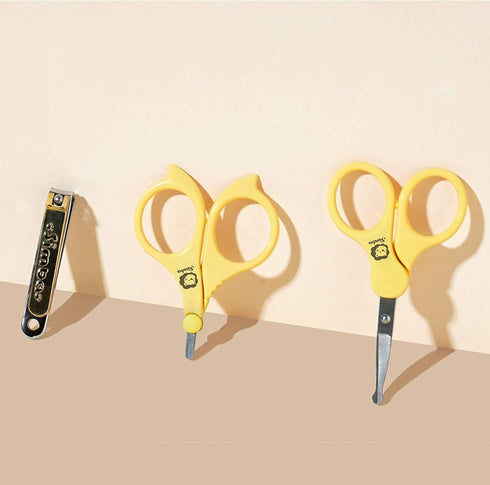 Simba Baby Nail Clipper with Nail File - Gold-Plated Steel