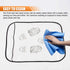 GAOLAOSY 2PCS Car Kick Mats Back Seat Protector for Kids, Universal Anti-Scratch Transparent Auto Seat Back Cover