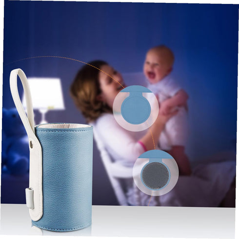 TIDTALEO Portable USB Bottle Warmer Sleeve with Intelligent Temperature Control and Timer Thermally Insulated Milk