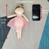 13.7" FLUFFYFUN Baby Doll Soft Ballerina Doll Plush (Girl)