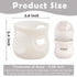 Kingwi 4 Pack (4 4 OZ) Silicone Sleeves for Avent Natural Glass Baby Bottles, Anti Breakage Bottle Holder, Compatible
