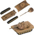 PROLOSO Playset 8 20 Military Army Take Apart Battle Tank Models and Tiny Toy Soldiers