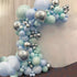 50pcs 12 inch Pastel Blue Latex Balloons for Baby Shower Helium Balloons, Blue Birthday Balloon