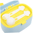 LIOOBO Portable Formula Dispenser with Fork Scoop Travel Friendly Milk Powder Container for Boy Girl Lightweight