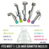 Cloth Diaper Sprayer Splatter Shield with Gusset Stretcher + Laundry Mitts, Ergonomic Design for Rinsing Cloth Diapers