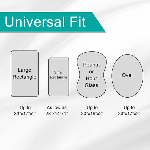 Bassinet Sheets, 2 Pack Universal Fitted Sheet Set for Rectangle, Hourglass or Oval Bassinet Mattress Pad, White & Gray